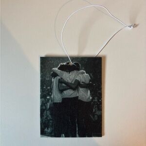 Black and White Group Hug Air Freshener